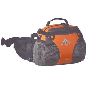 Kelty Oriole Lumber Pack Waist Fanny Pack Orange Gray Grey Hiking Rock climbing